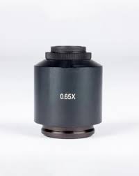 Adaptador de cámara con montura C de 0,65X para sensores de chip de 1/3&quot; y 1/2&quot; - Para cámaras digitales y microscopios Motic