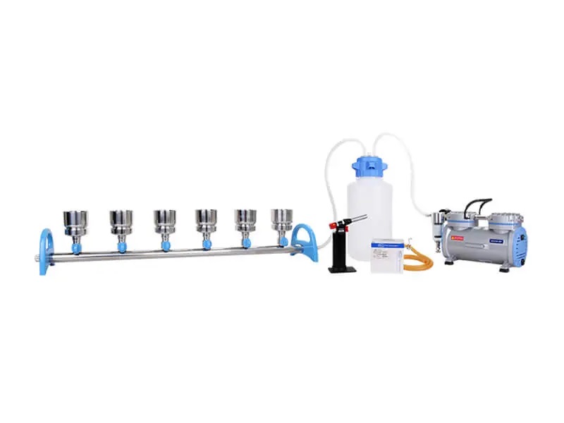 MultiVac 601 – MB – T Sistema de filtración al vacío de múltiples ramas (6 POSICIONES) AC220V, 50Hz