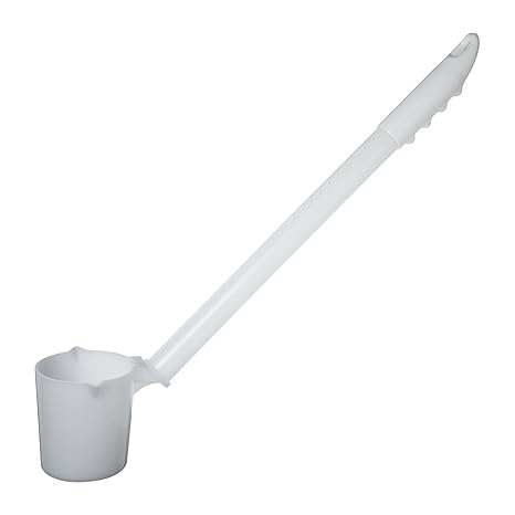 Muestreador/cucharón de HDPE con mango de 3' de largo, capacidad de 1000 ml