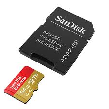 Tarjeta de memoria microSDHC SanDisk SDSQXNE064GAN6MA