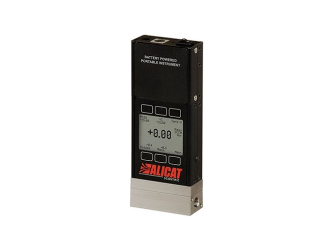 Medidor de Flujo másico de 50 cm cúbicos /minuto Alicat Scientific M-50SCCM-D-MODBUS-485-.125NPT / CM GAS: Hidrógeno