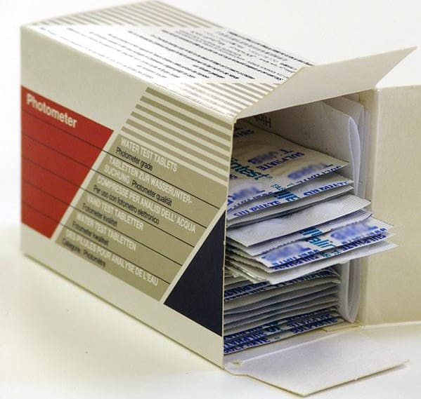 Kit de reemplazo de reactivo de fotometría sin cloro DPD YSI YAP011