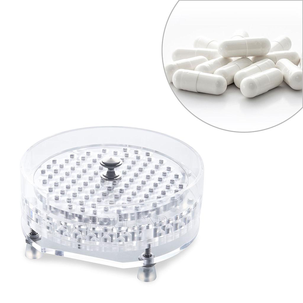 Encapsulador manual 100 agujeros, marca  Capsul modelo RN-100CL