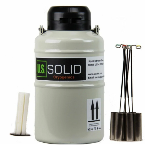 Contenedor de nitrógeno líquido Newar de 3L US Solid USS-LNT01
