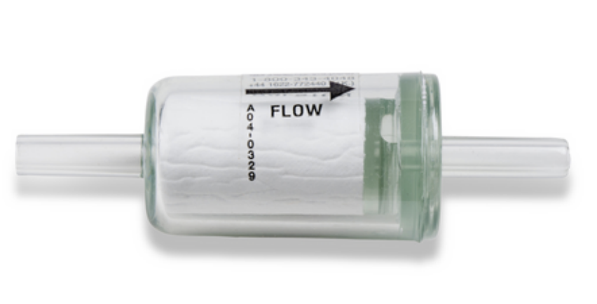 Filtro de aire con relleno de papel para suministro de N₂, sistema Z-purge o compresor de aire. Pack de 100 unidades. Código NA0403