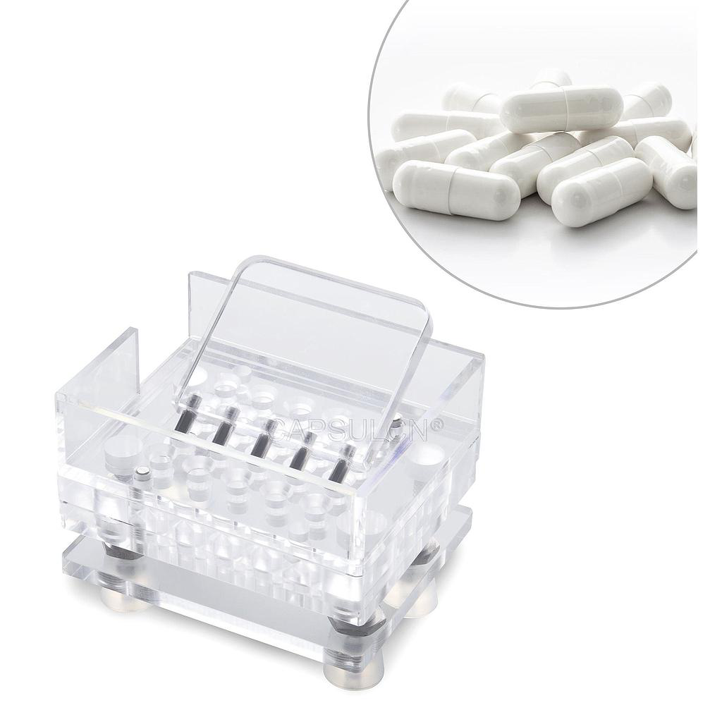 Encapsulador manual 20 agujeros, marca  Capsul modelo CN-20CL
