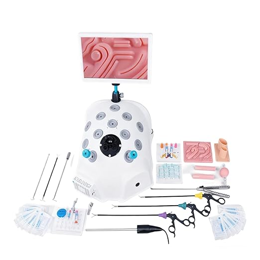Caja portátil de entrenamiento laparoscópico; módulos intercambiables de simulador de cirugía laparoscópica Generic