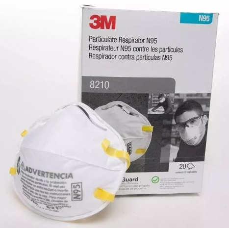 3M Mascarilla Respirador N95 8210 (10 Unidades)