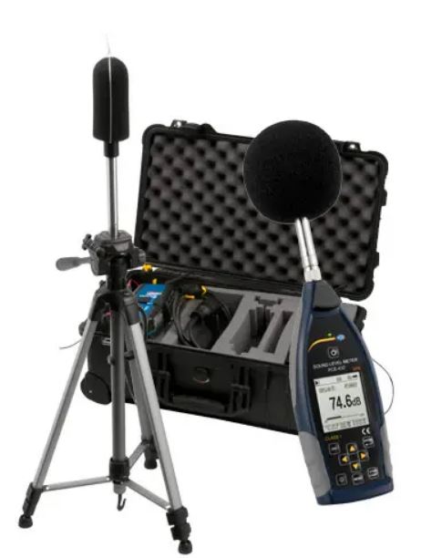 Sonómetro con kit para mediciones en exteriores PCE-432-EKIT