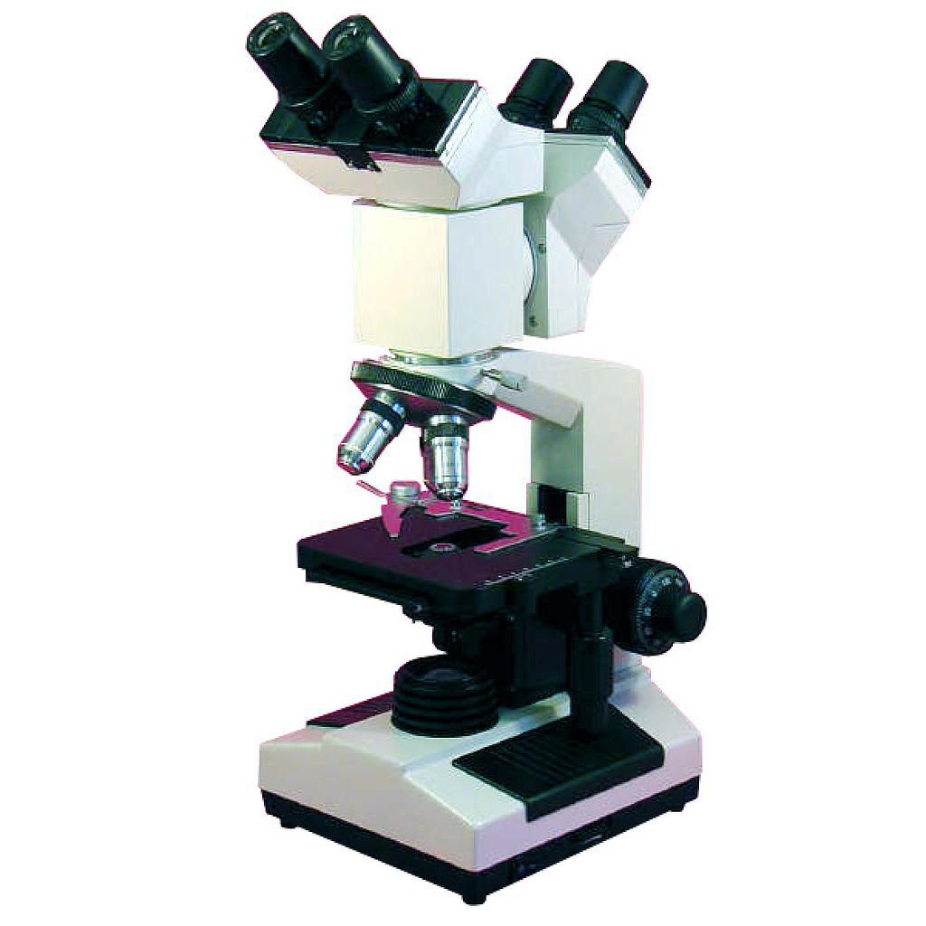 Microscopio Binocular de doble cabezal 40X - 1600X / AmScope /D200A