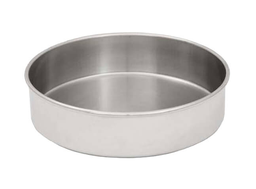 Bandeja para tamiz de 8&quot; de acero inoxidable, altura completa Gilson V8SFXPN