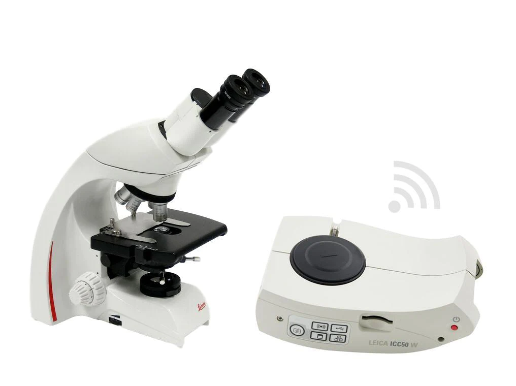Microscopio con cámara ICC50W - 5,0 megapíxeles Leica DM750 Cientifico