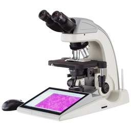 Microscopio compuesto de investigación 40X-1000X con sistema integrado de imágenes digitales de 16 megapíxeles