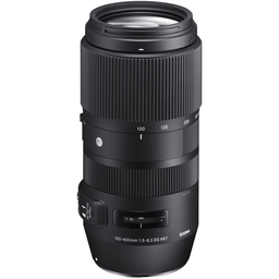 Teleobjetivo de 100-400mm f / 5-6.3 DG OS HSM marca Sigma (contemporáneo) para Canon, Nikon, Sigma (Full‑Frame)