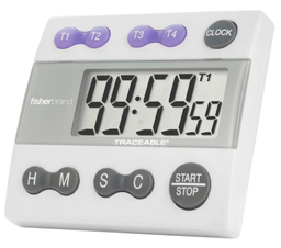 Temporizador de Alarma Fisherbrand Traceable de 4 canales (14-649-17)