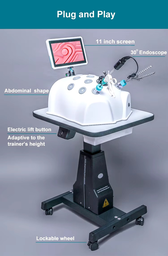 Caja de entrenamiento laparoscópico, simulador de entrenamiento de endoscopia, simuladores endotrainer