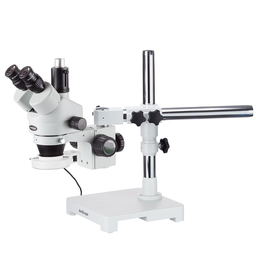 Microscopio estéreo Trinocular 7X-45X Zoom + 54 LED de luz Amscope SM-3T-54S