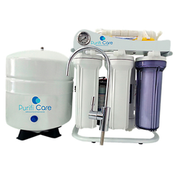 Purificador de agua 6 Etapas (incluye ABLANDAR LA DUREZA DEL AGUA) marca Purificare modelo  RO 50GPD - 6ET