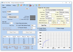 Software para descarga de datos triaxiales, marca Glson modelo HMA-613