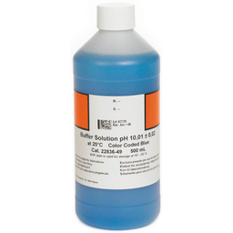 Solución Buffer, pH 10.01 Color Azul, 500 ml Hach 2283649