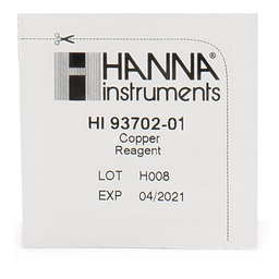 Reactivos de alto rango de cobre (100 pruebas) Hanna Instruments HI93702-01