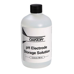 Solución de almacenamiento de electrodos de pH / ORP de Oakton, frasco de 500 ml 