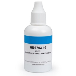 Estándar de calibración de turbidez de 10 FTU, marca Hanna codigo HI93703-10