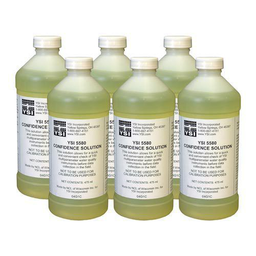 Solución de confidencialidad verificación de valores de pH, ORP y conductividad al instante, frasco de 475 mL, paquete por 6 frascos, marca Ysi,  código 5580