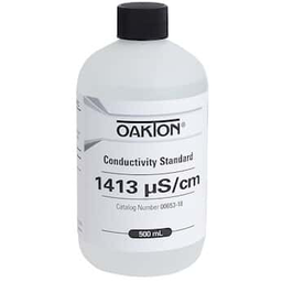 Estándar de conductividad y TDS de Oakton, 1413 µS; 500 ml