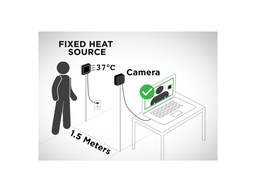 Cámara con sistema de imágenes térmicas elevada para temperatura marca Seek Scan modelo YW-AAA