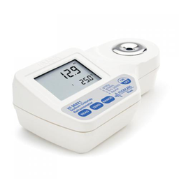 Refractómetro digital de salinidad (0 a 28 g/ 100g, opción de medida en g/ 100mL, Gravedad específica y ºBaume) marca Hanna código HI96821