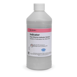 Solución indicadora de Cloro libre para el analizador de Cloro CL17 (473 mL) código 2314011