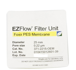 Filtros de jeringa estéril PES 0.22um, 25 mm, 100/paquete Foxx Life Sciences 3712215OEM