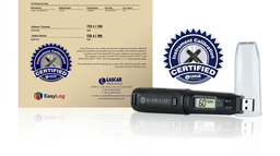Certificado de calibración NIST EasyLog | CAL-TEMP-RH (+ 35°C @ 60% RH)