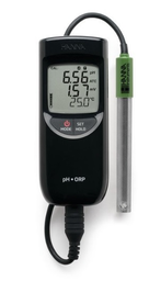 Medidor portátil impermeable de pH/pH-mV/ORP/temperatura con Sensor Check™ Hanna Instruments HI991003