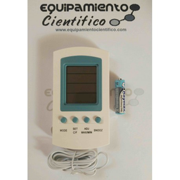 TERMOHIGOMETRO DIGITAL CON SENSOR EXTERNO DE TEMPERATURA