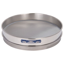 Tamiz 12&quot; Acero Inoxidable, altura completa, 3-1/2&quot; Norma ASTM E11 Marca Gilson Modelo V12SH 3-1/2 &quot;
