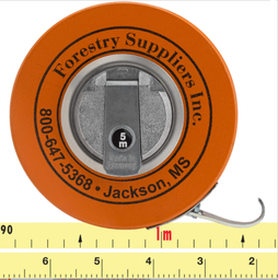 Cinta métrica del diámetro de tela de 5 m Forestry Suppliers 283D/5M