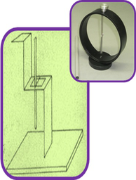 Electroscopio con electrodos de aluminio Intek Plus IA-050