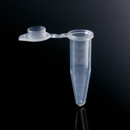 Tubos de microcentrifuga de fondo conico no esteriles de polipropileno transparente de 1,5 ml BIOLOGIX 80-1500