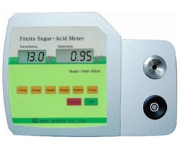 MEDIDOR DE AZÚCAR Y ACIDEZ EN FRUTAS MARCA G-WON SAM-706AC