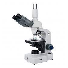 Microscopio compuesto trinocular LED Siedentopf 40X-2000X con etapa mecánica 3D de dos capas