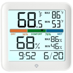 Termohigrómetro reloj/humedad/temperatura MeesMeek