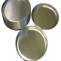 Bandejas de aluminio desechables para muestras, 90 mm, 80 uds. para la serie MA