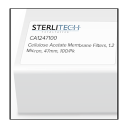 Filtros de membrana de acetato de celulosa, 1,2 micras, 47 mm, 100 uds/paquete