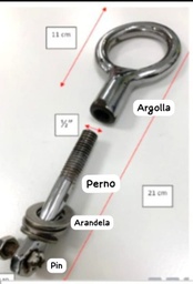 Perno para la tapa de autoclave Fravill