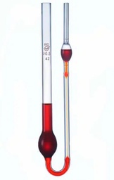Viscometer acc. to W. Ostwald, Capillary Diameter 0.4–1.0 mm