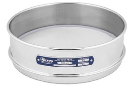 Tamiz ASTM 8 pulgadas, acero inoxidable, altura completa, 100 µm