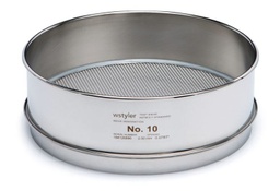 Tamiz 1/4", 6.3 mm, 8" Full Height inoxidable W.S. Tyler 5187